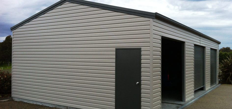 horizontal cladding sheds