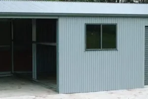 Double Workshop Shed