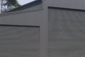 Monument Grey American Barn Shed Roller Doors