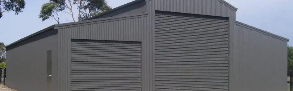 Monument Grey American Barn Shed Roller Doors